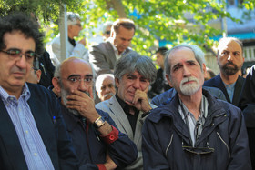 مراسم تشییع پیکر «حسین قندی» - استاد روزنامه‌نگاری